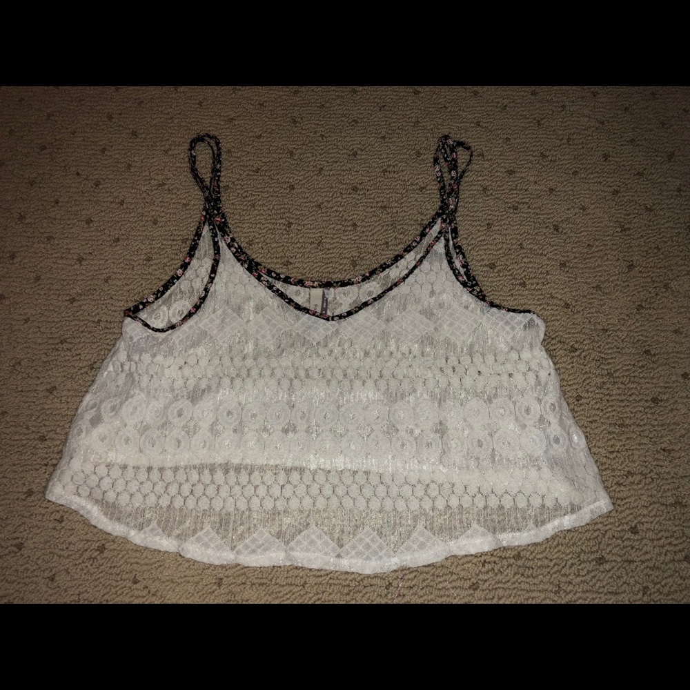 Paper Crane Lace Top
